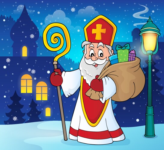 Saint nicholas topic image 5 Vector Image