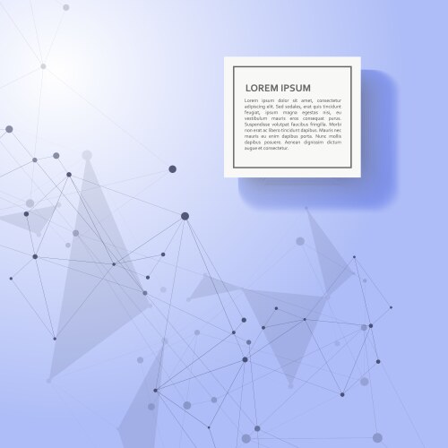Technology connection background with abstract vector image