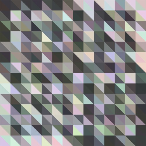 Triangular low poly mosaic abstract pattern vector image