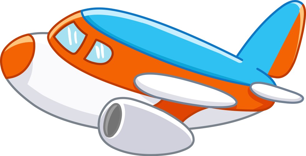 Plane vector image