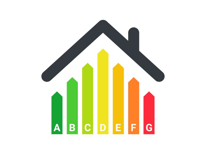 Energy efficiency concept efficient house – Royalty-Free Vector ...