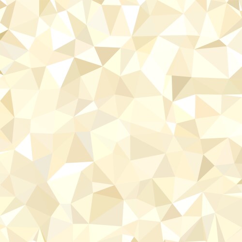 Gold triangular low poly mosaic abstract pattern vector image