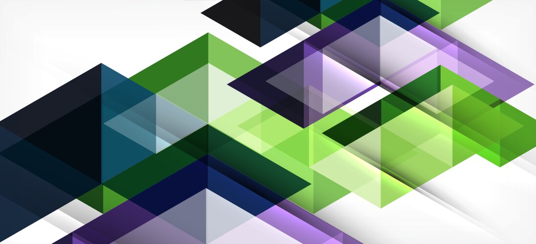 Abstract triangle pattern colorful backdrop vector image