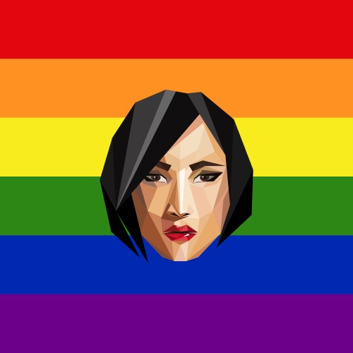 lgbt community member vector image