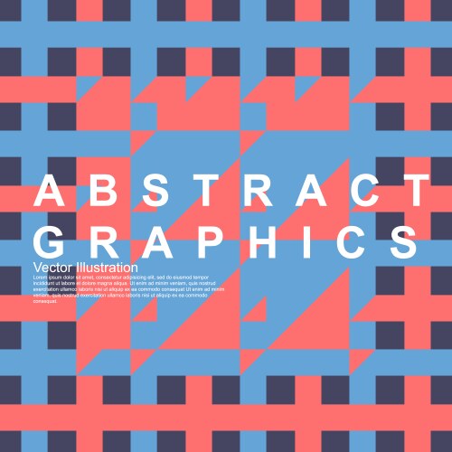 Abstract patterns of color composition background vector image