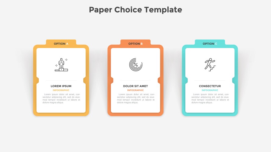 Modern infographic template vector image