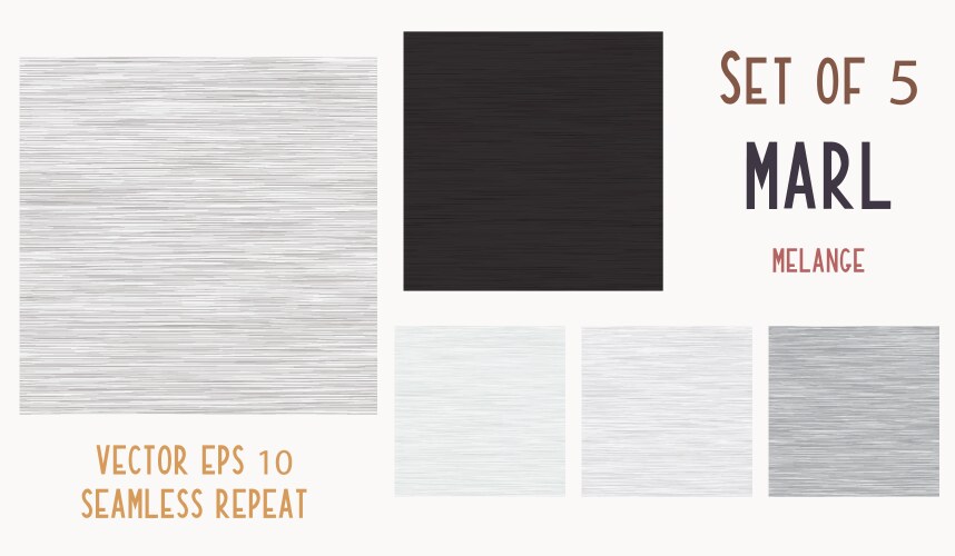 White grey marl heather texture background faux Vector Image