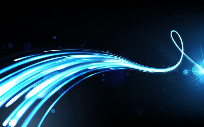 Abstract glowing lines Royalty Free Vector Image
