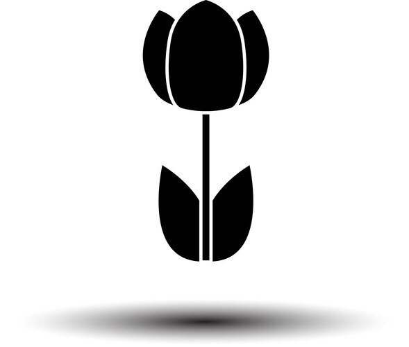 Simple flower icon Royalty Free Vector Image - VectorStock