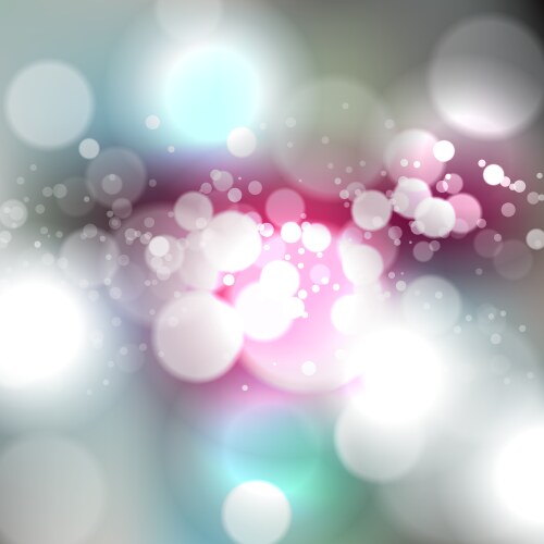 Blurred background with bokeh effect vector image