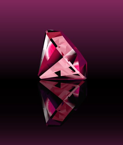Detailed diamond Royalty Free Vector Image - VectorStock