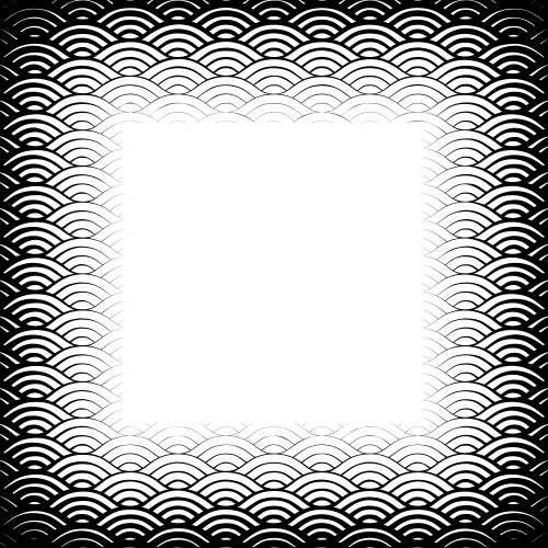 Background with abstract line waves pattern vector image