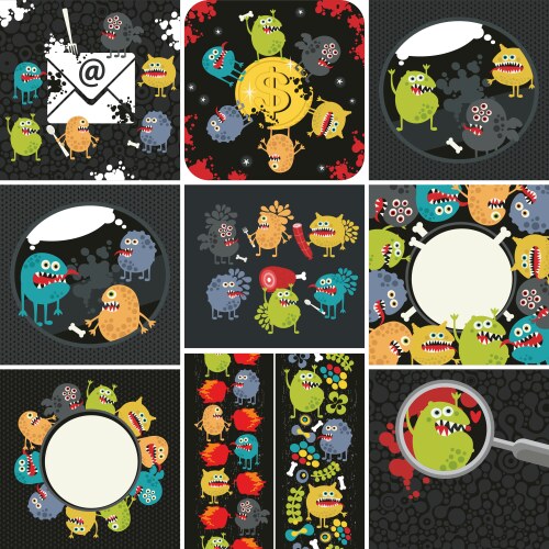 Big Five Personality Traits Interface Design Flat Vector Image