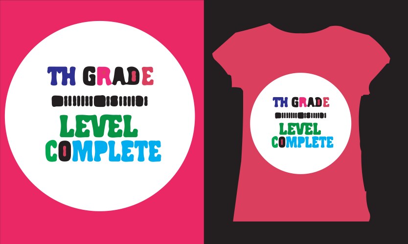 Graphic design layout with a split background vector image