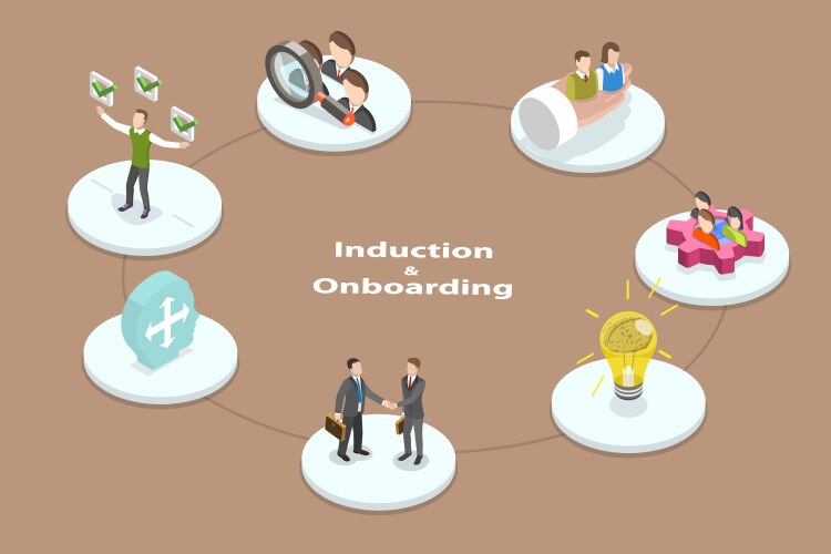 3d isometric flat conceptual Royalty Free Vector Image