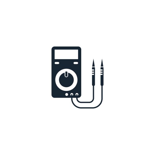 Electrical service creative icon filled from vector image