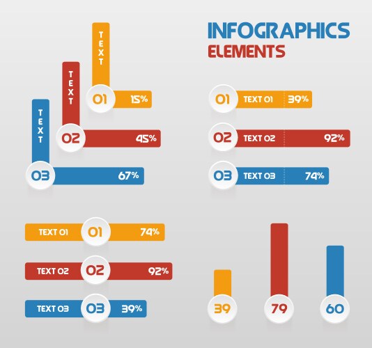 Infographic templates for business vector image