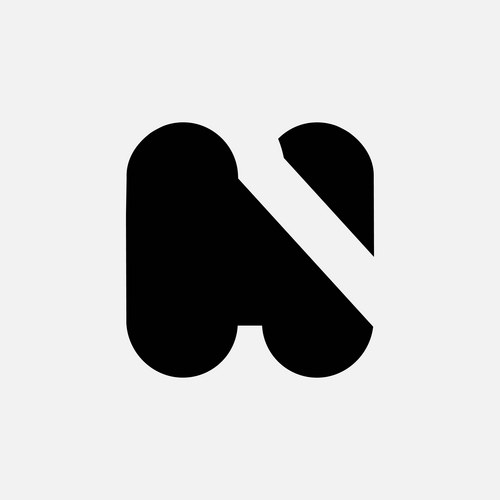 NHN Monogram Logo - Modern & Bold Vector Image