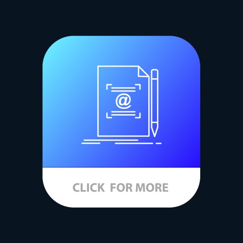 Note letter text mail create mobile app button vector image