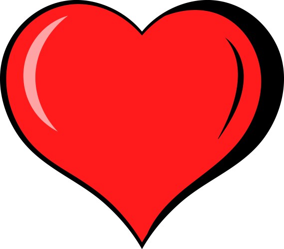 Heart cartoon Vector Images & Graphics for Commercial Use | VectorStock