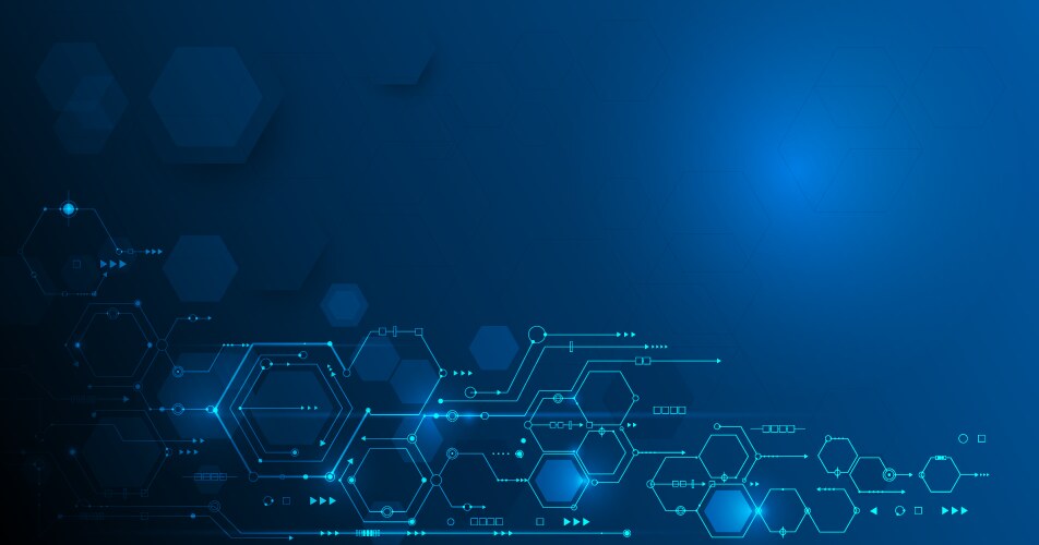 Background Technology Electronic Circuit Design Vector Image