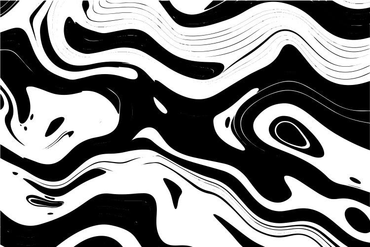 Abstract wavy seamless pattern trendy Royalty Free Vector