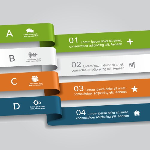Modern design infographic template Royalty Free Vector Image