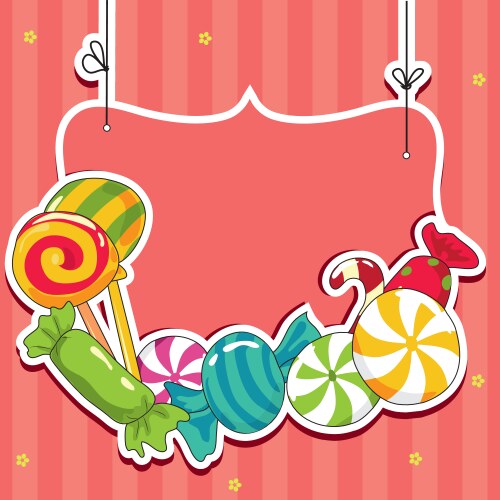 Sweets candy set Royalty Free Vector Image - VectorStock