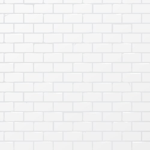 White brick wall texture Royalty Free Vector Image