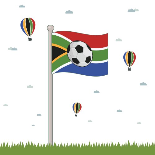 south africa world cup vector image