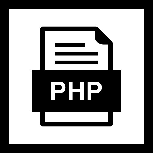 Php file document icon vector image