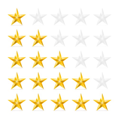 Rating Stars Color Vector Images (over 8,300)