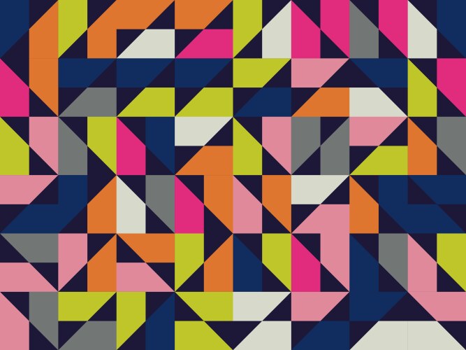 Abstract colorful pattern design with simple vector image