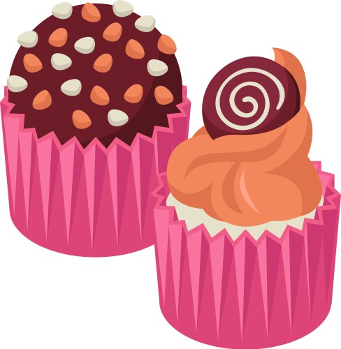 Box of sweet candies Royalty Free Vector Image