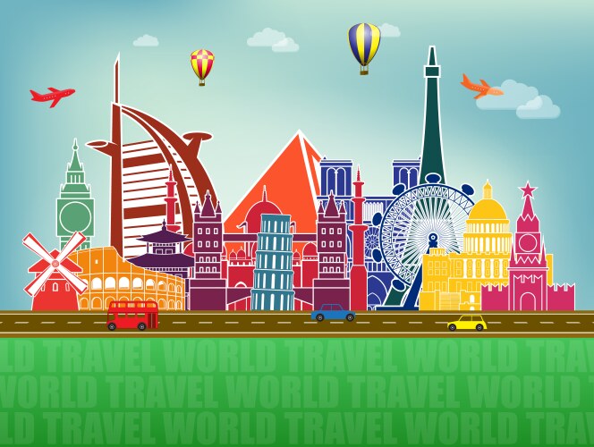 World Landmarks Vector Images (over 50,000)