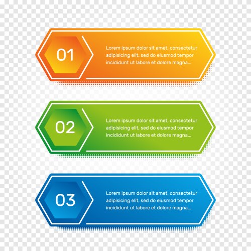 Layout workflow outline colorful menu for app vector image