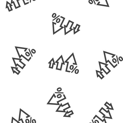 Icon down and up arrow seamless pattern vector image