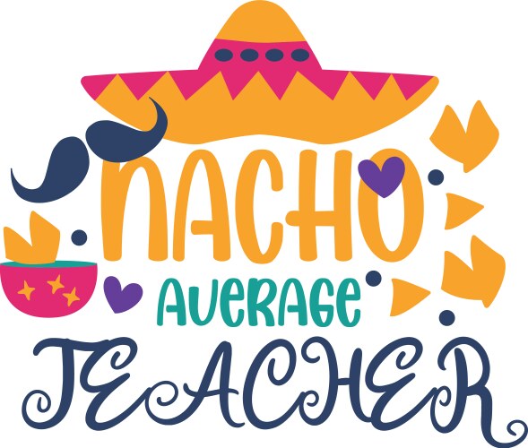 Cinco de mayo lettering for greeting card design Vector Image