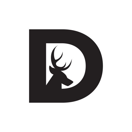 Deer head Royalty Free Vector Image VectorStock