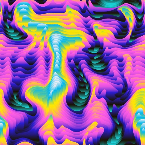 Neon cross geometric seamless pattern Royalty Free Vector