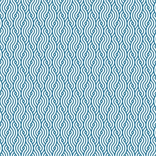 Abstract curl line seamless pattern geometric vector image