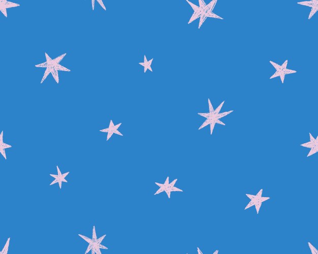 Seamless pattern with tiny stars endless texture vector image