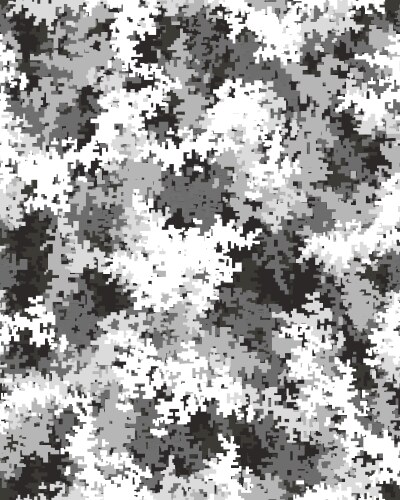 White winter camouflage pattern seamless template Vector Image