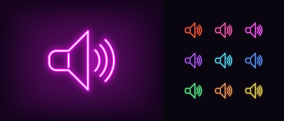 Megaphone speaker silhouette Vector Images & Graphics for Commercial ...