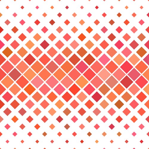 Red abstract square pattern background - from vector image