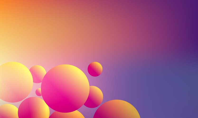 Abstract gradient background with element vector image