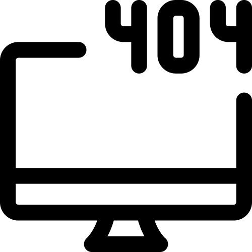 Unexpected issue causing desktop system vector image