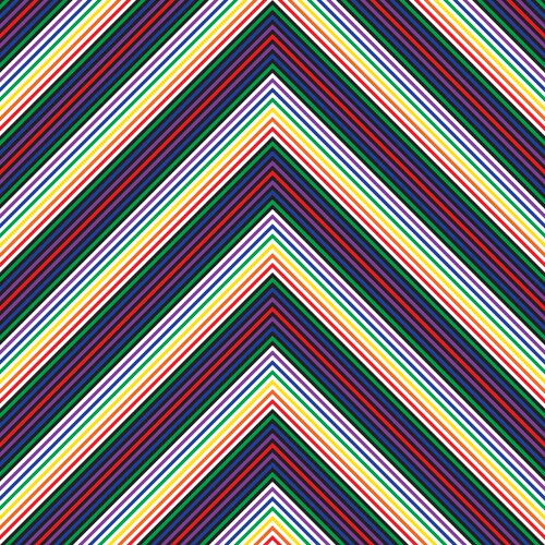 Rainbow stripe seamless pattern background Vector Image