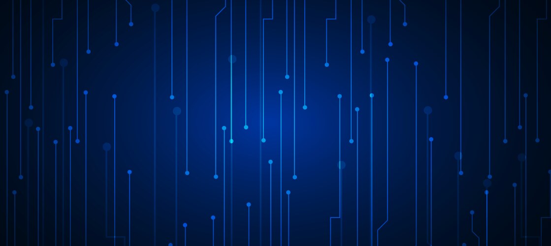 Technology background with hi-tech digital data vector image