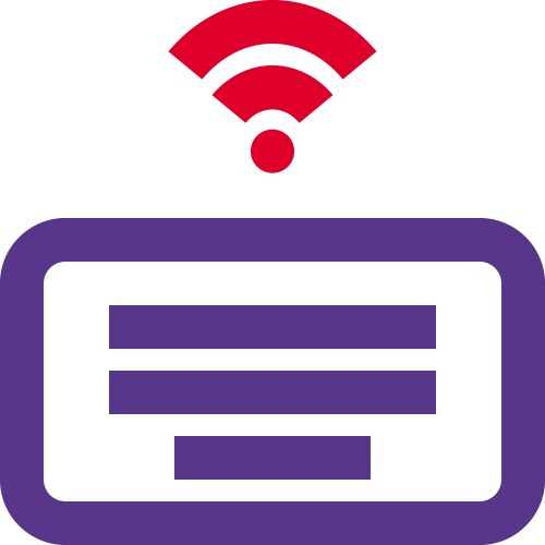 Wireless computer keyboard much easier to use vector image